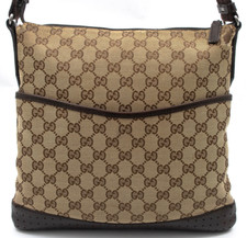 GUCCI GG LOGO MESSENGER BORSA