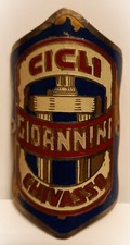 FREGIO STEMMA GIOANNINI CHIVASSO BICI EPOCA BICICLETTA HEAD BADGE