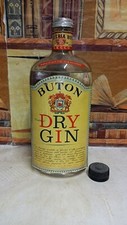 Gin Dry Buton 75cl 45% Sigillo Stella (1949-1959) (131)