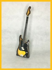 Chitarra in miniatura basso elettrico 4 corde collezione miniature chitarre 
