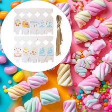 10 pezzi scatole regalo atmosfera festiva cassette per favori a casa