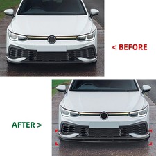 Lama Anteriore R-LOOK Tuning per VW GOLF 8 MK8 dal 2020 GTD, GTI, R LINE Nero
