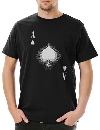 Shirt uomo ace spades - t-shirt,
