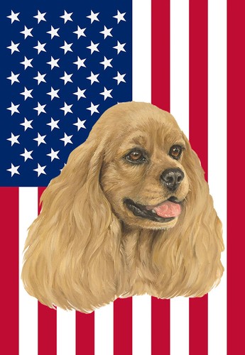 Bandiera americana cocker - bandiera,
