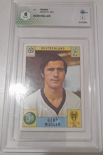 Gerd muller mexico panini - muller, 70