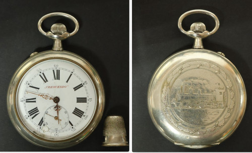 Vecchio 68mm grande orologio - vecchio,