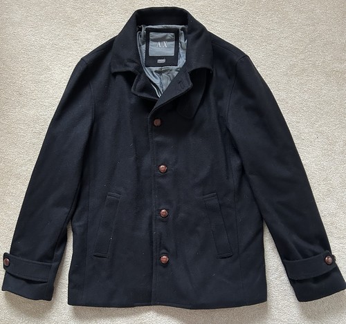 Armani cappotto uomo blu - cappotto,