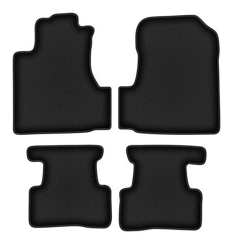 Set tappetini auto velour neri