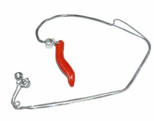 Ciondolo corno argento 925 - ciondolo,