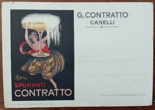 PUBBLICITARIA SPUMANTI G CONTRATTO CANELLI ill. CAPPIELLO - SAIGA BARABINO  6039