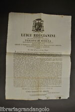 Grida Vescovo Modena Nonantola Reggianini Condimenti Strutto Astinenza 1841