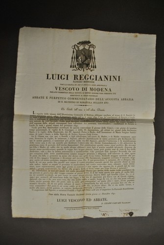 Grida vescovo modena nonantola - grida,