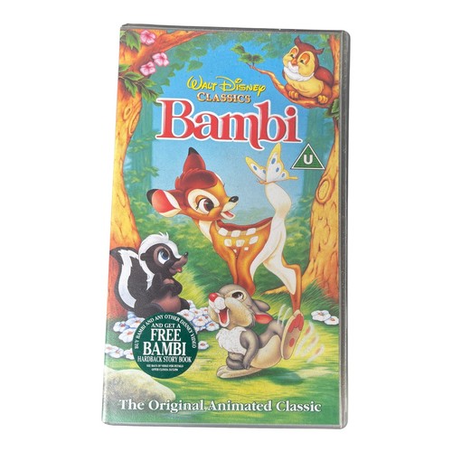 Disney bambi vhs video - disney,