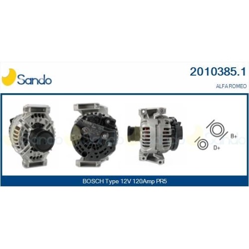 Alternatore sando 2010385 - alternatore,