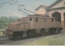 FOTOCARTOLINA LOCOMOTIVA TRIFASE F.S. GR.E. 431-027 BROWN BOVERI MF126485