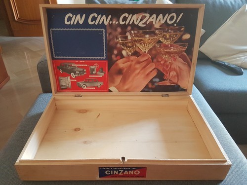 Scatola vintage cinzano cassa - scatola,