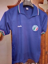 MAGLIA NAZIONALE ITALIANA ANNI 80 LANETTA ORIGINALE DIADORA FIGC SHIRT JERSEY