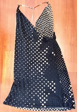 vestito SISLEY nero marrone