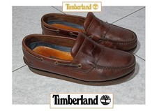 Scarpe Timberland Mocassini pelle – loafer slip on n.42 boat shoes – Vintage