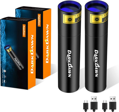 Torcia 365nm ricaricabile - torcia,