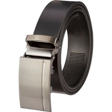 LINDENMANN Cintura in Pelle Automatica Uomo, Cintura Automatica Uomo 32 mm di Larghezza Ri