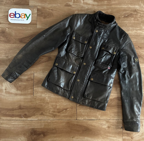 Belstaff brad giacca pelle - belstaff,