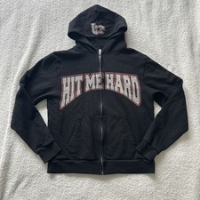 Felpa nera con cappuccio media