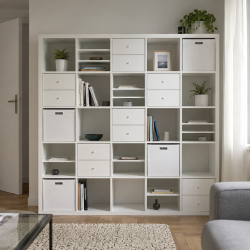 Libreria bianca 182x182 in - bianca,