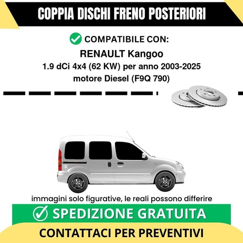 Coppia dischi freno posteriori - coppia,