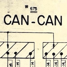 Bally Can-Can Bingo Flipper