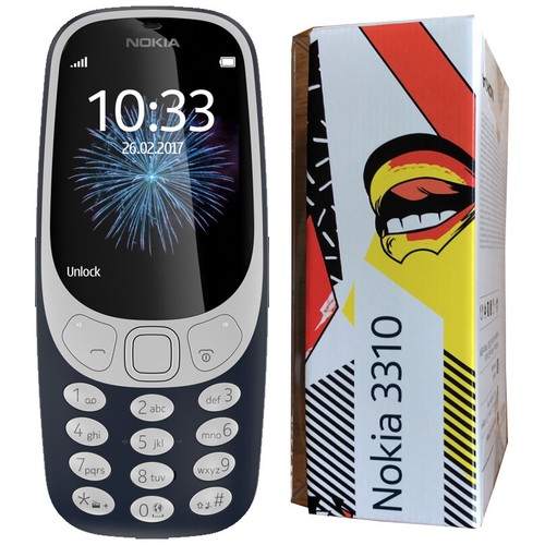 Nokia 3310 gsm 2017 - 2017, (blu)
