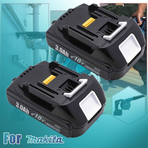 Per batteria makita 18v - 2x,