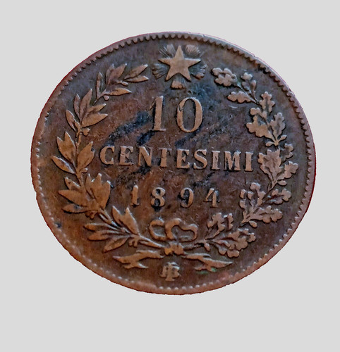 Italie centesimi umberto - italie, 10
