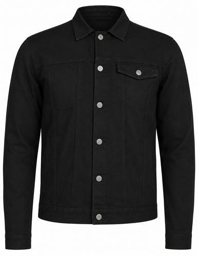 Giacca nera cappotto cowboy