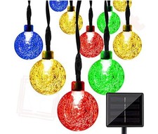 Solar Light Multicolor Crystal