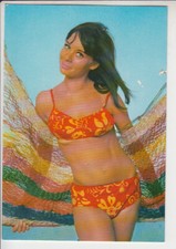PIN-UP anni '60 Girl Sexy Bikini Beach. Lotto 6 cart. FG Nudo erotica spiaggia