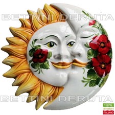 Eclissi Sole Luna in ceramica