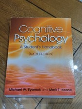 Cognitive Psychology  6th Edition by Mark T. Keane Michael W. Eysenck Book