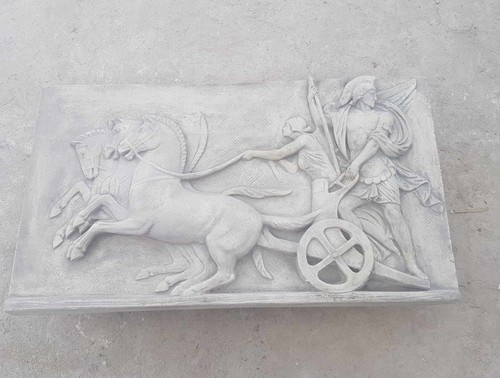 Bassorilievo biga romana - bassorilievo,