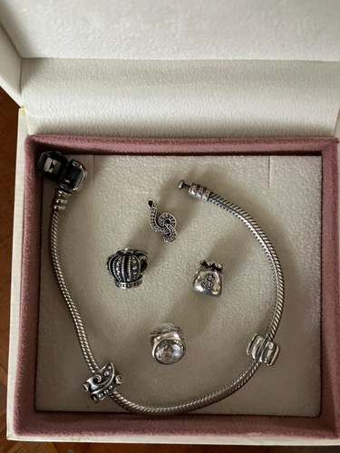 Bracciale pandora con charms - bracciale,