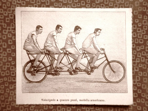 Velocipede posti nel - a,
