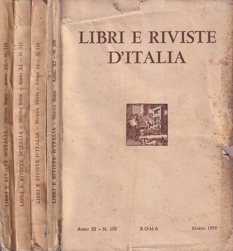 Libri riviste italia - libri, anno