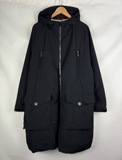 Giacca parka lunga in nylon