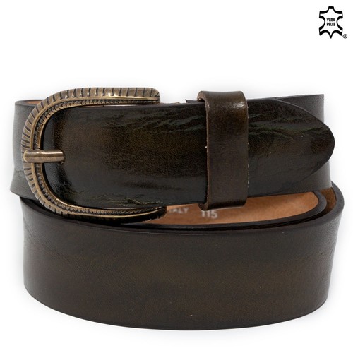 Cintura uomo marrone vera - uomo, di