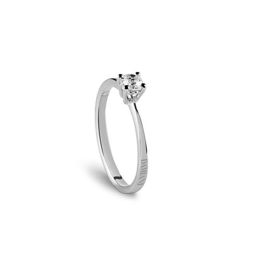 Anello solitario damiani luce - solitario,