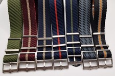 Cinturino cordura passante alta qualità tipo Tudor mm20 e mm22 water resistant