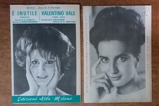 LOTTO - 2 SPARTITI - MINA - E' INUTILE - LA RAGAZZA DELL'OMBRELLONE ACCANTO