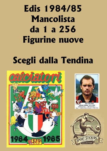 Edis calciatori 1984 nuove - edis, 1984/85
