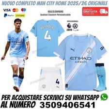 Maglia Manchester City Reijnders 2025 2026 Reinders Home Bambino Nuova Stagione