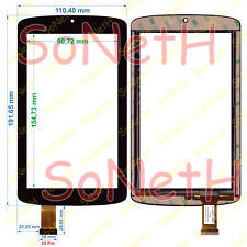 Vetro Touch screen Digitizer 7,0" Archos 70 Titanium Nero